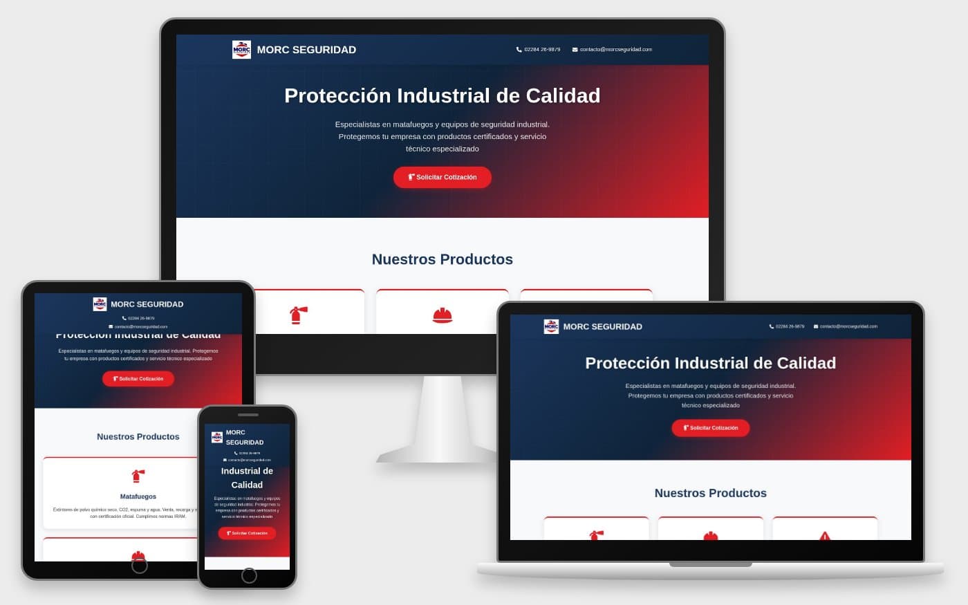 Captura del proyecto MORC Seguridad