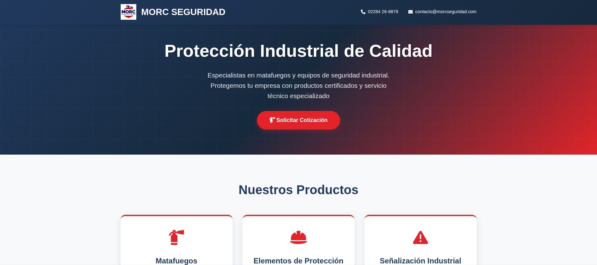 Captura 1 de MORC Seguridad