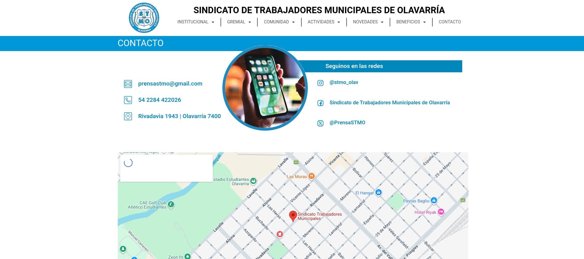 Captura 4 de Sindicato de Trabajadores Municipales de Olavarría