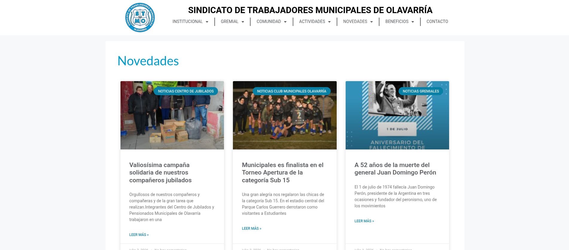 Captura 3 de Sindicato de Trabajadores Municipales de Olavarría