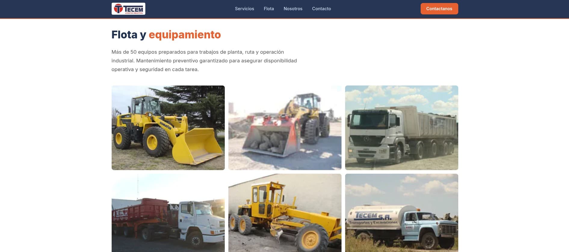 Captura 3 de TECEM S.A. - Logística Industrial